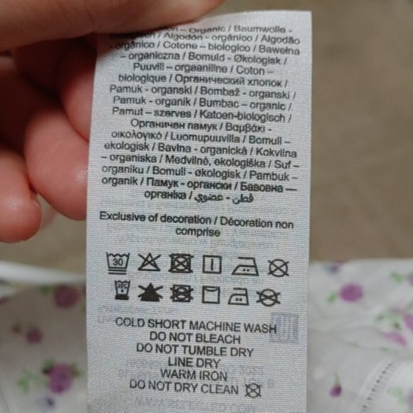 ANTHROPOLOGIE Selected Femme White ruffled peasant short sleeves top flower - Picture 15 of 15